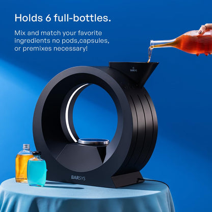Barsys 360 Cocktail Maker Machine, Smart Home Bartender for Cocktails, Mixed Drinks & Mocktails
