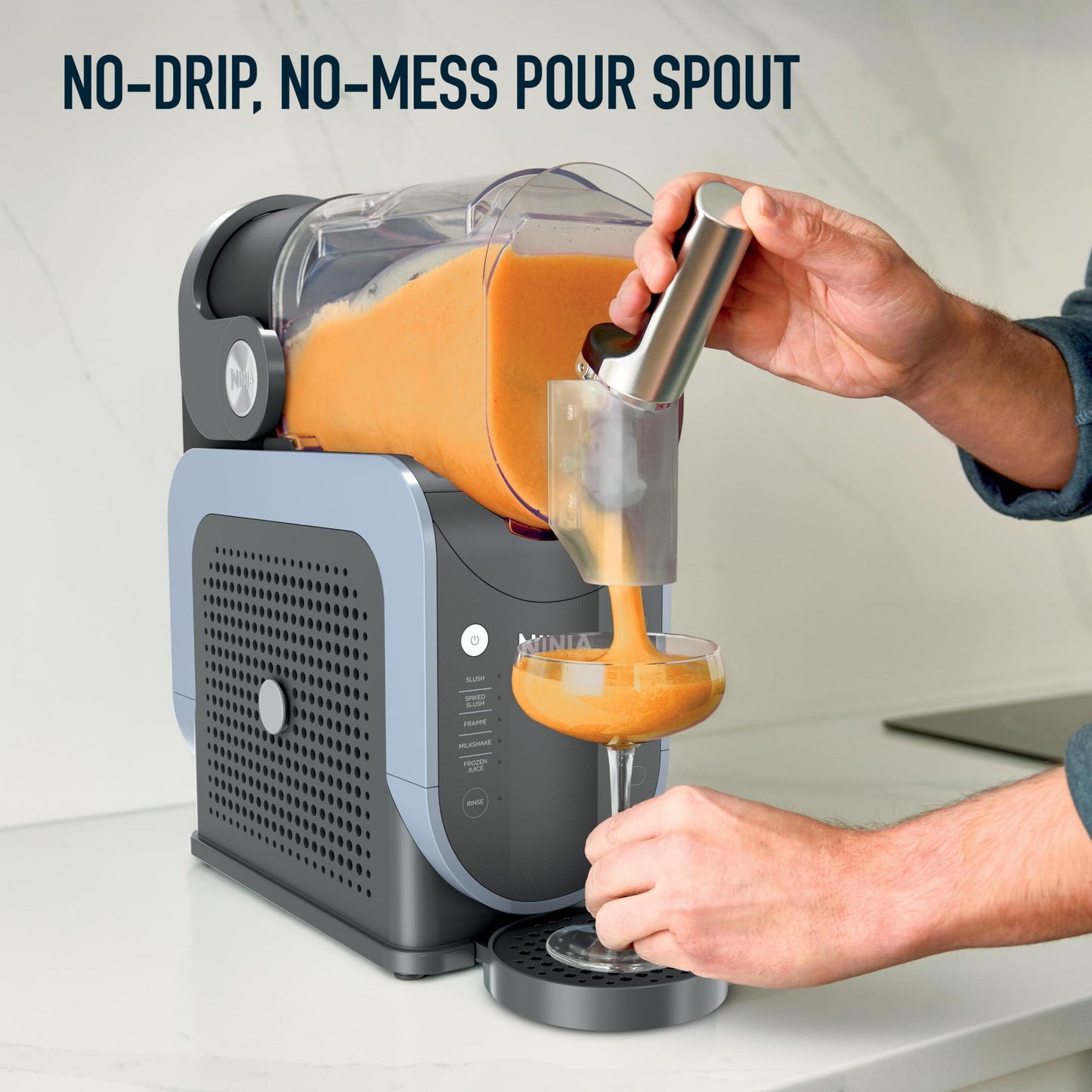 Ninja SLUSHi Frozen Drink & Slushie Machine, 88 oz. Capacity, RapidChill Technology, FS301
