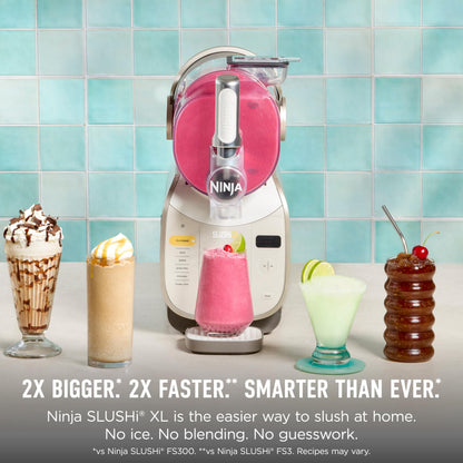 Ninja SLUSHi XL Smart Frozen Drink Maker, 128 oz. Capacity, SlushAssist Technology, FS601BR